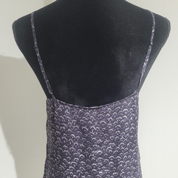 Wilfred Women's Silk Minou Patterned Slip Dress Medium Purple Girlhoodcore Y2K - Picture 8 of 11